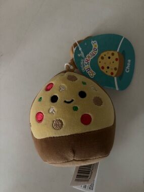 Squishmallows Chea Cookie Plush - Yellow, Brown & Red Sprinkle Accents